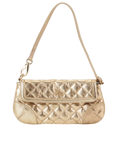 Metallic Shoulder Bag, front view